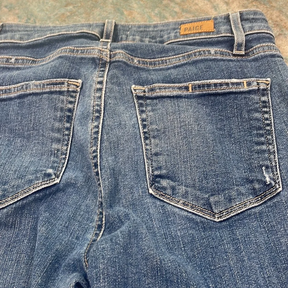 Paige woman’s stressed jeans great condition size 26 - Picture 8 of 10